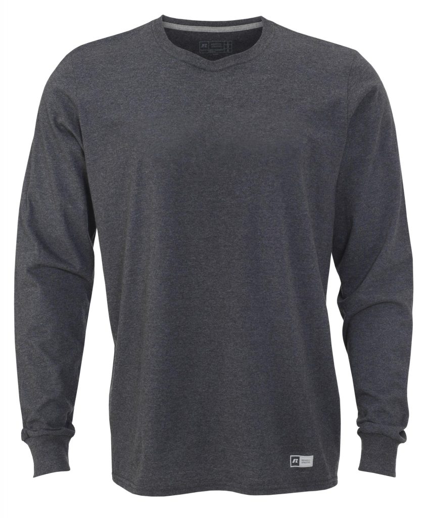 Russell Athletic Men's Dri-Power Cotton Blend Long Sleeve Tees